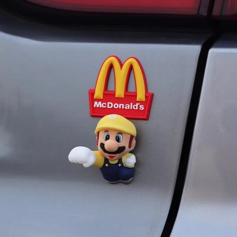 Car Rear End Pendant Trunk Doll Gas Tank Cartoon for Volkswagen 1pc for BYD Au Di Gee.ly T Esla V.W Hyun.dai Cartoon Universal