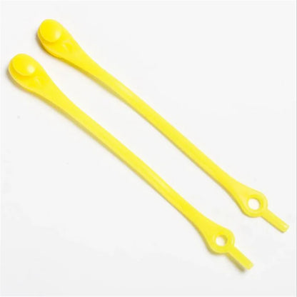 12pcs Silicone Shoelaces Round Elastic Shoe Laces Safty No Tie Shoelace For Men Women children All Sneakers Fit Strap Shoe Laces